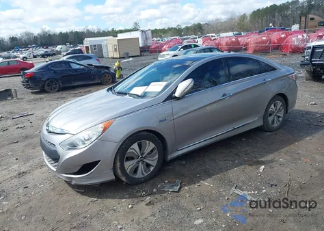 2013 Hyundai Sonata Hybrid Limited z USA, uszkodzony, nr VIN KMHEC4A46DA067008